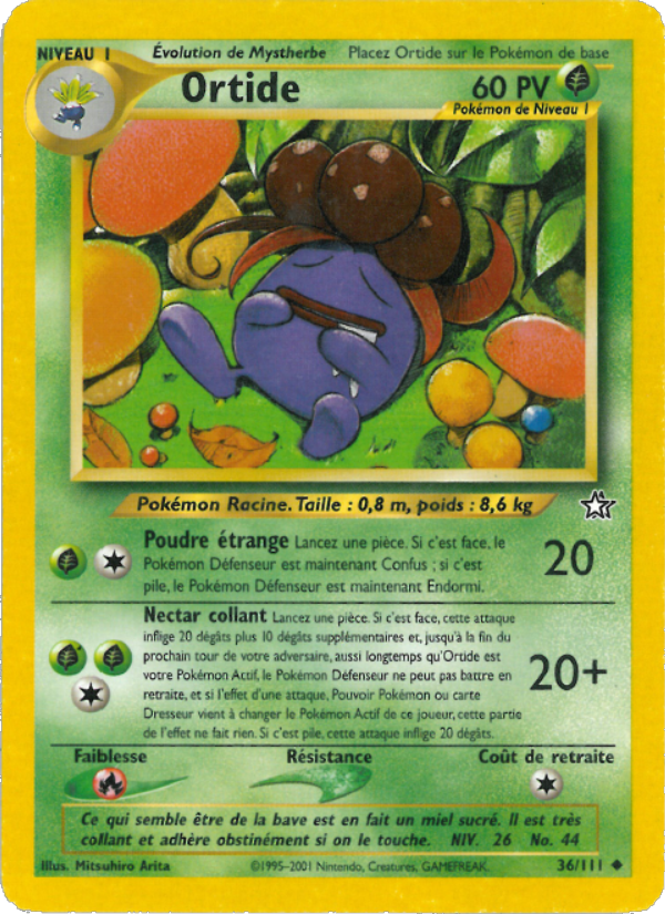 Ortide 36 — Neo Genesis (French Pokémon TCG card)