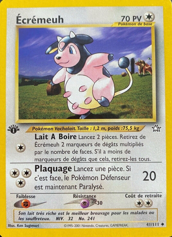 Écrémeuh 41 — Neo Genesis (French Pokémon TCG card)