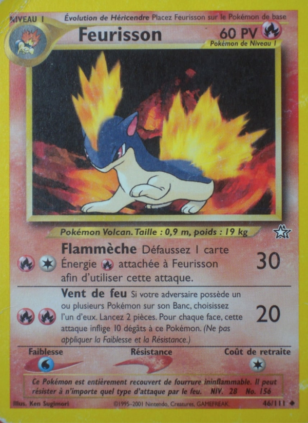 Feurisson 46 — Neo Genesis (French Pokémon TCG card)