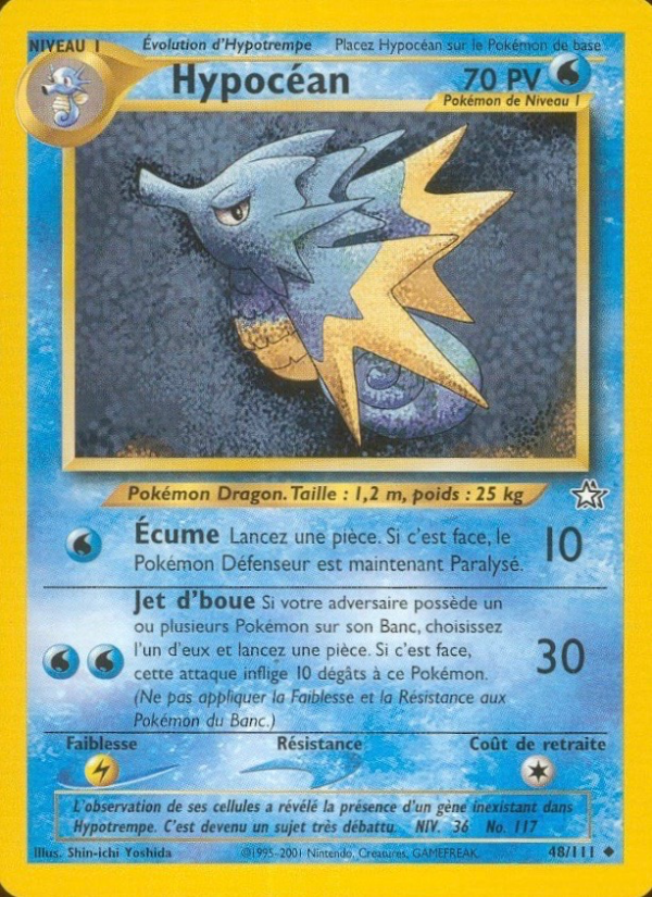 Hypocéan 48 — Neo Genesis (French Pokémon TCG card)