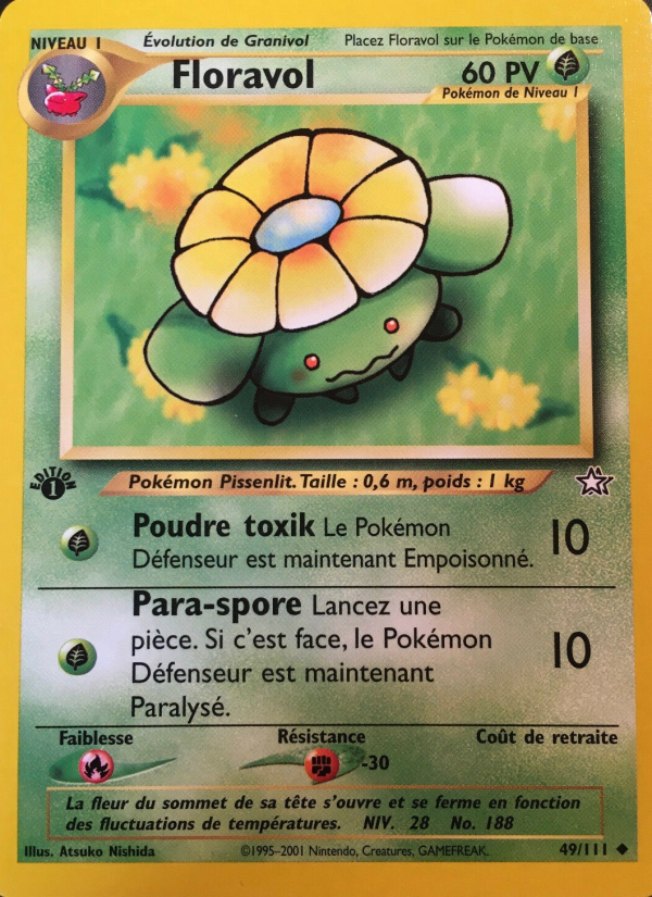Floravol 49 — Neo Genesis (French Pokémon TCG card)