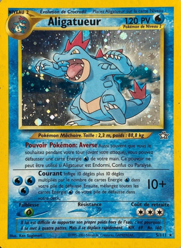 Aligatueur 5 — Neo Genesis (French Pokémon TCG card)