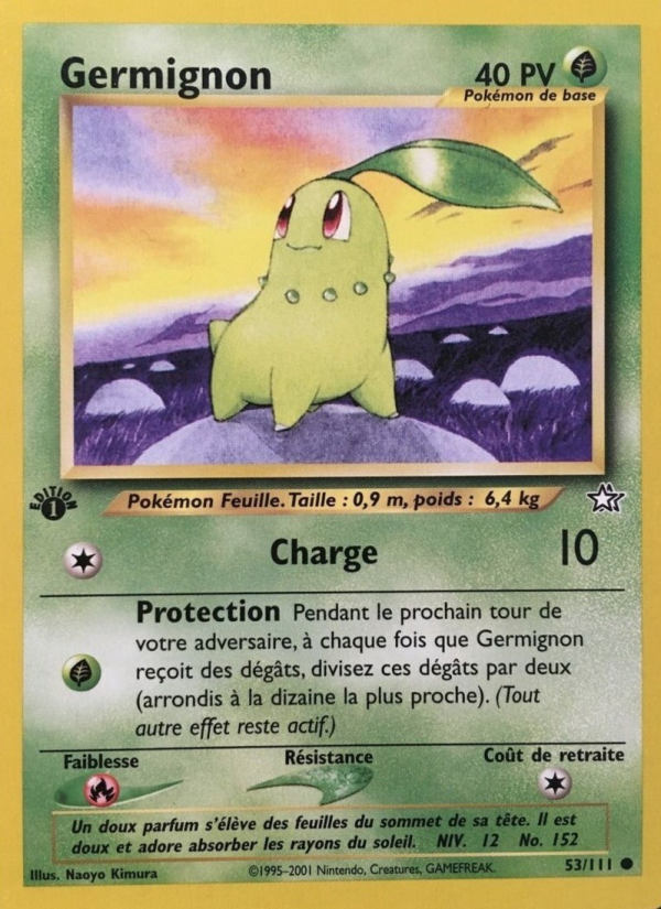 Germignon 53 — Neo Genesis (French Pokémon TCG card)