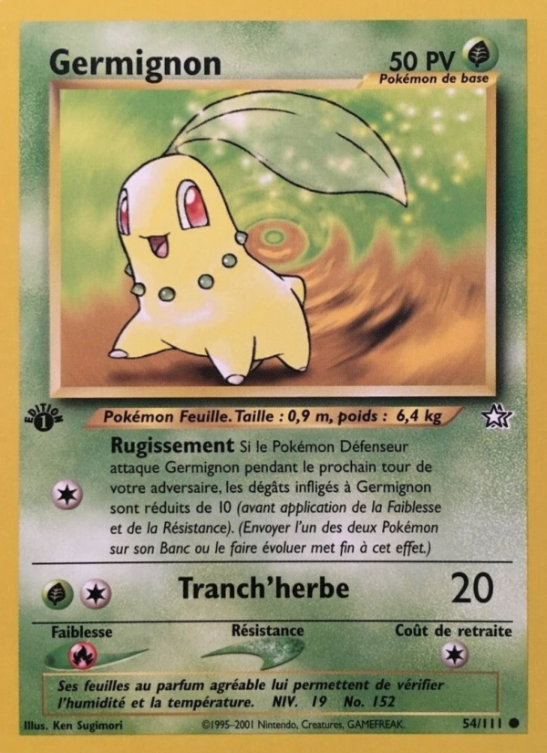 Germignon 54 — Neo Genesis (French Pokémon TCG card)