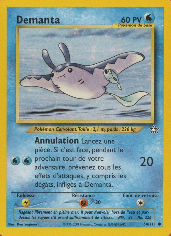 Demanta 64 — Neo Genesis (French Pokémon TCG card)