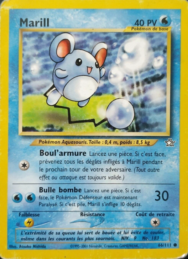 Marill 66 — Neo Genesis (French Pokémon TCG card)