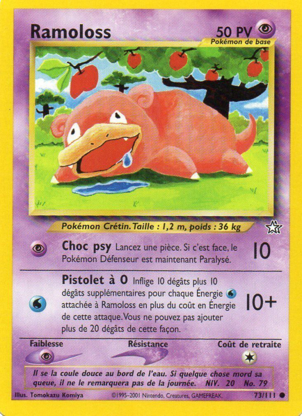 Ramoloss 73 — Neo Genesis (French Pokémon TCG card)