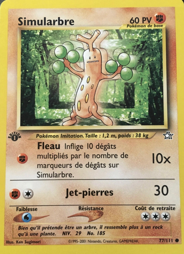 Simularbre 77 — Neo Genesis (French Pokémon TCG card)