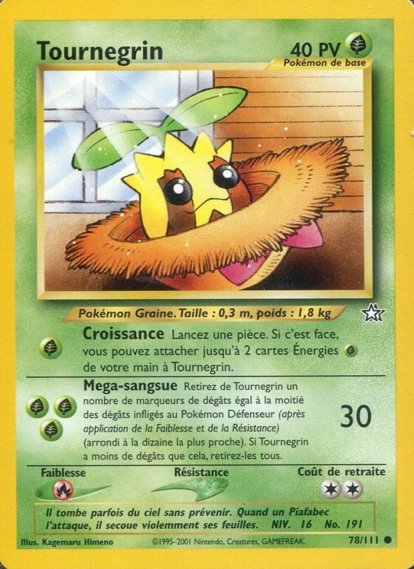 Tournegrin 78 — Neo Genesis (French Pokémon TCG card)