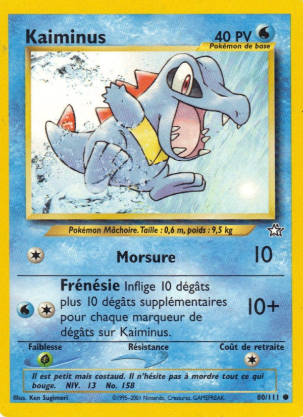 Kaiminus 80 — Neo Genesis (French Pokémon TCG card)