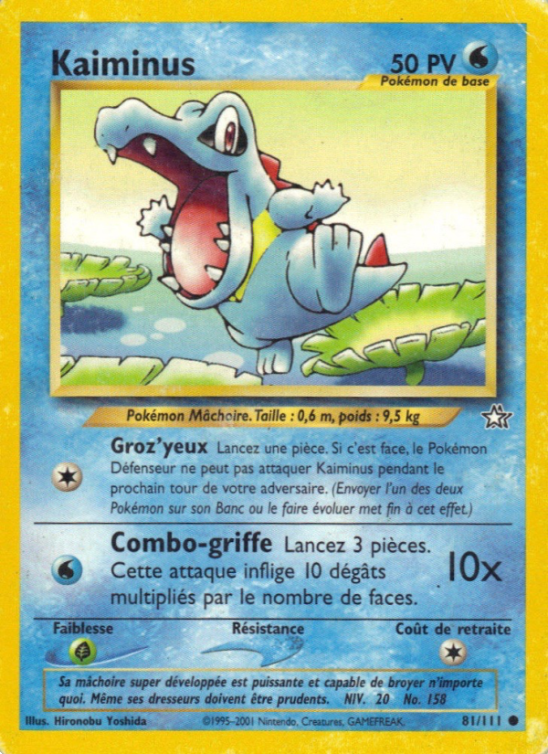 Kaiminus 81 — Neo Genesis (French Pokémon TCG card)