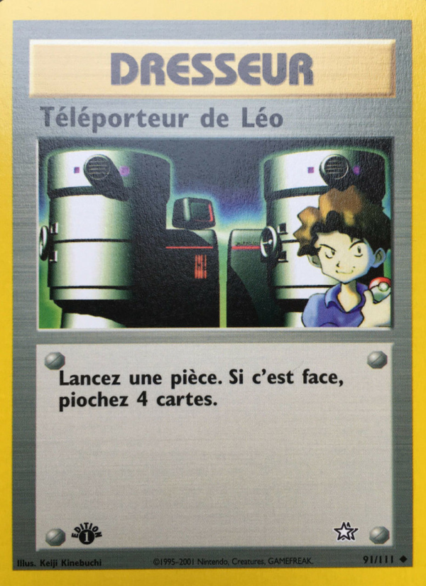 Téléporteur de Léo 91 — Neo Genesis (French Pokémon TCG card)