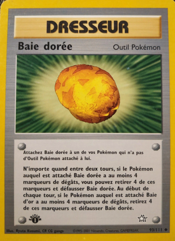 Baie dorée 93 — Neo Genesis (French Pokémon TCG card)