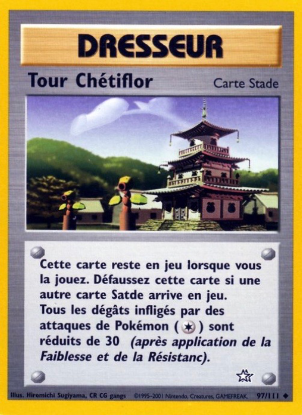 Tour Chétiflor 97 — Neo Genesis (French Pokémon TCG card)