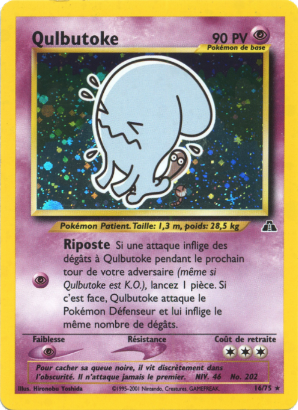 Qulbutoke 16 — Neo Discovery (French Pokémon TCG card)