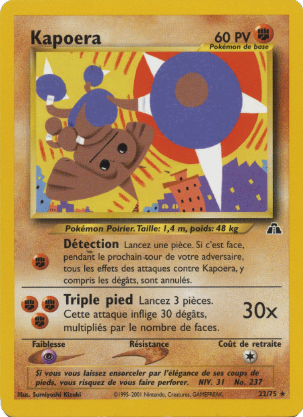 Kapoera 22 — Neo Discovery (French Pokémon TCG card)