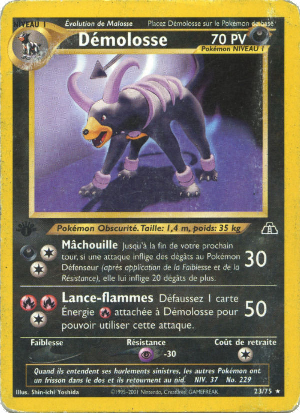 Démolosse 23 — Neo Discovery (French Pokémon TCG card)