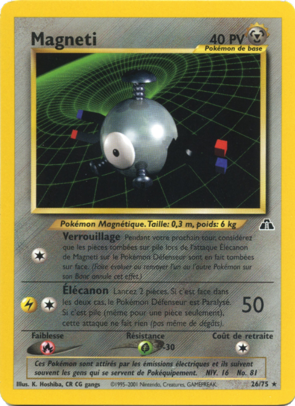 Magneti 26 — Neo Discovery (French Pokémon TCG card)