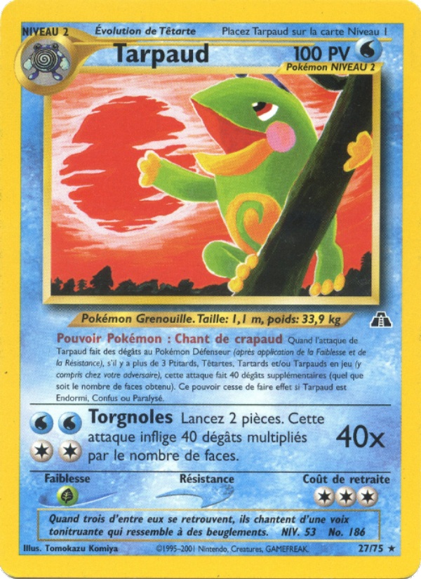 Tarpaud 27 — Neo Discovery (French Pokémon TCG card)