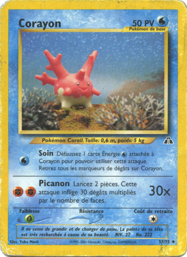Corayon 37 — Neo Discovery (French Pokémon TCG card)
