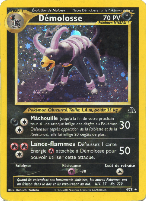 Démolosse 4 — Neo Discovery (French Pokémon TCG card)
