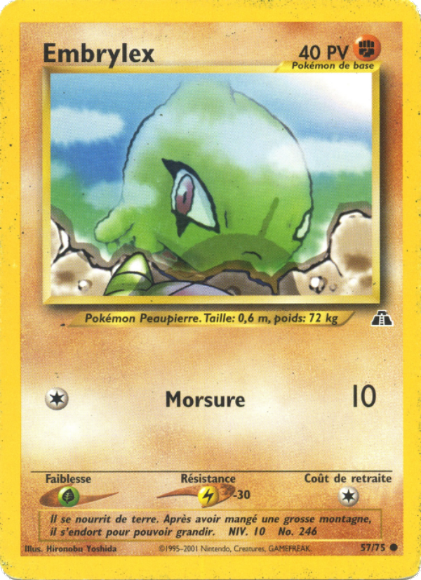 Embrylex 57 — Neo Discovery (French Pokémon TCG card)