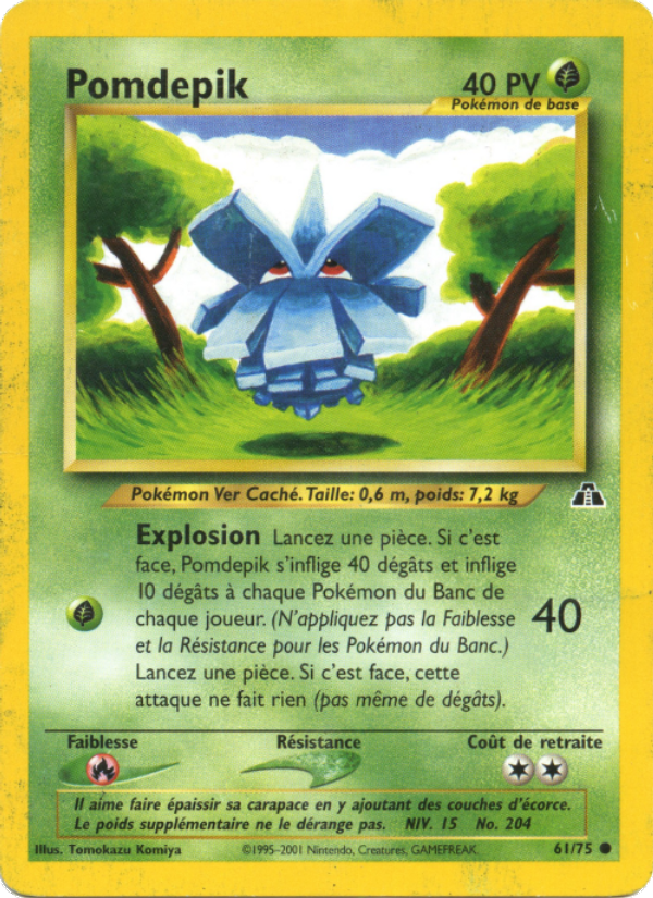 Pomdepik 61 — Neo Discovery (French Pokémon TCG card)