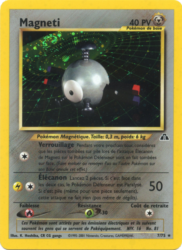 Magneti 7 — Neo Discovery (French Pokémon TCG card)