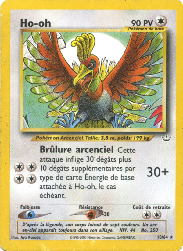 Ho-oh 18 — Neo Revelation (French Pokémon TCG card)