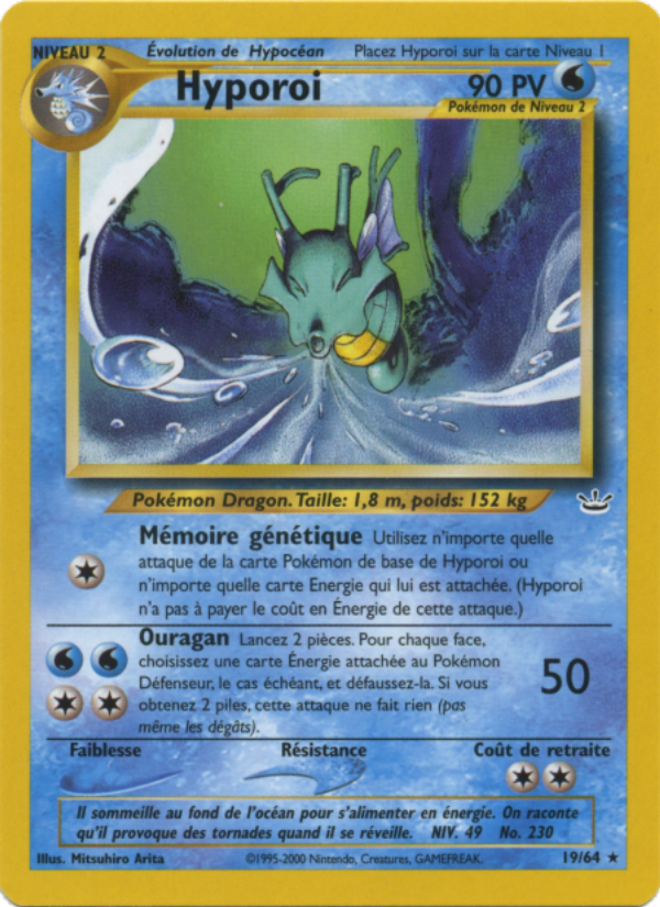 Hyporoi 19 — Neo Revelation (French Pokémon TCG card)