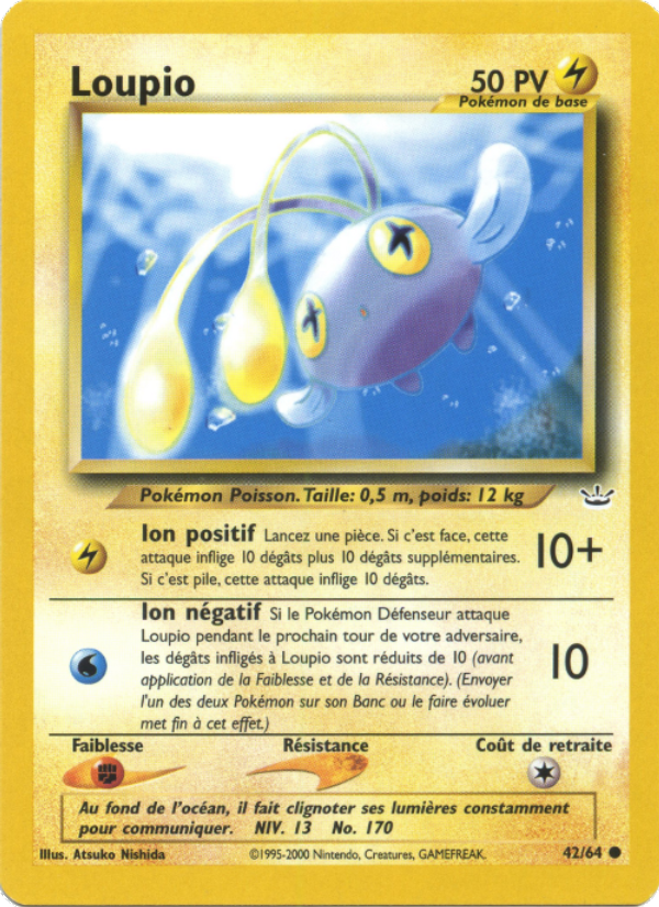 Loupio 42 — Neo Revelation (French Pokémon TCG card)