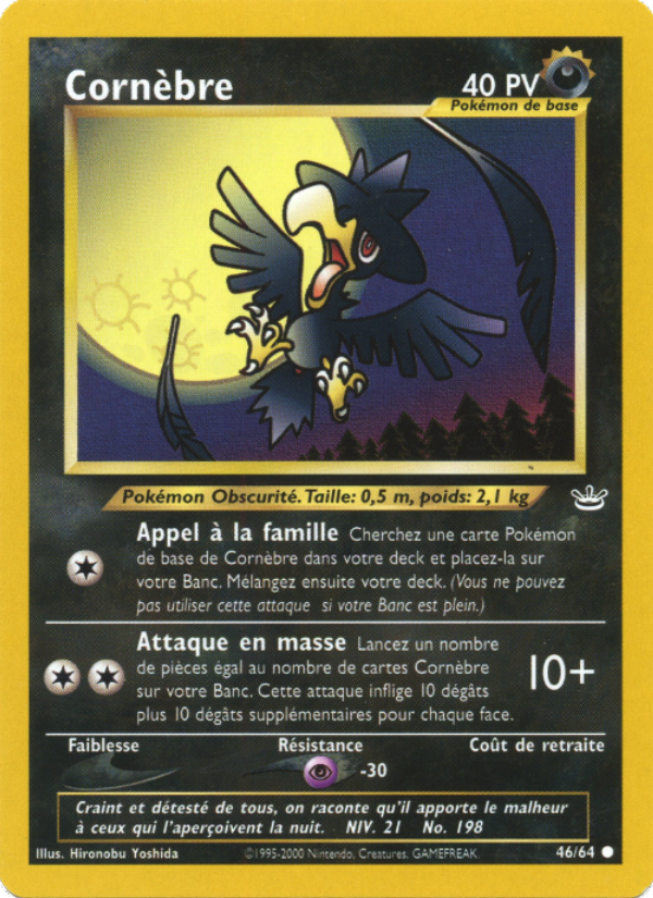 Cornèbre 46 — Neo Revelation (French Pokémon TCG card)