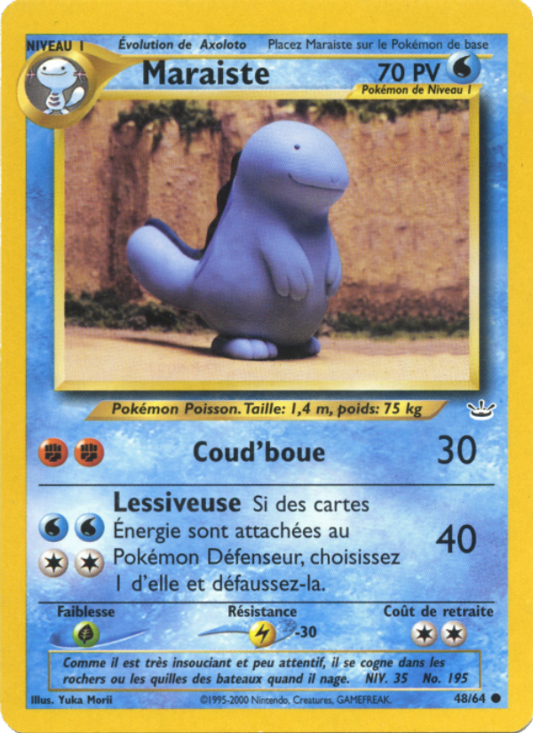 Maraiste 48 — Neo Revelation (French Pokémon TCG card)