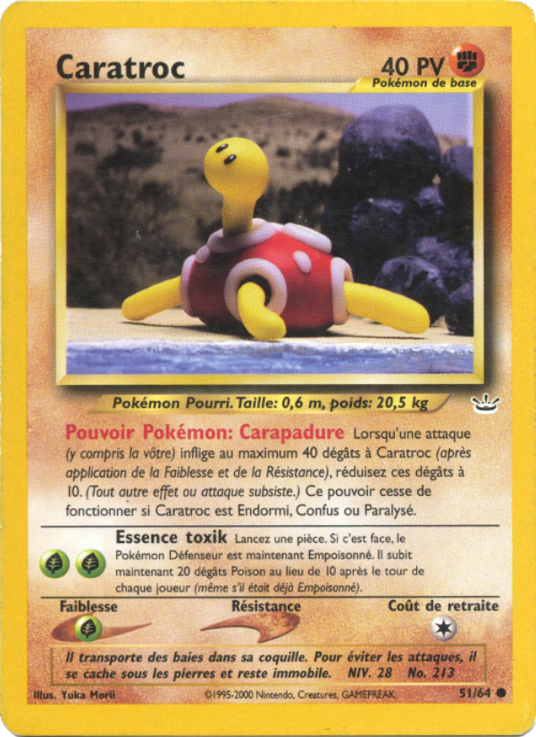 Caratroc 51 — Neo Revelation (French Pokémon TCG card)