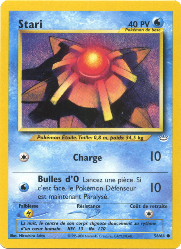Stari 56 — Neo Revelation (French Pokémon TCG card)