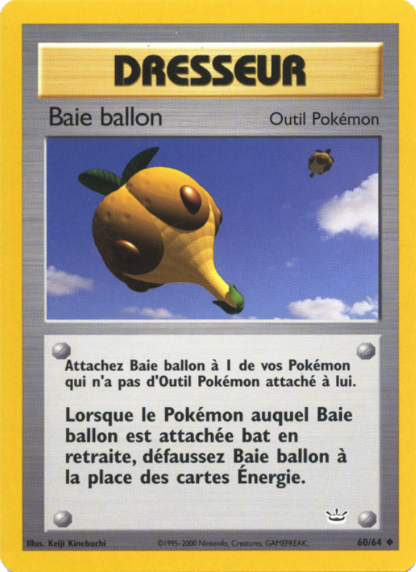 Baie ballon 60 — Neo Revelation (French Pokémon TCG card)