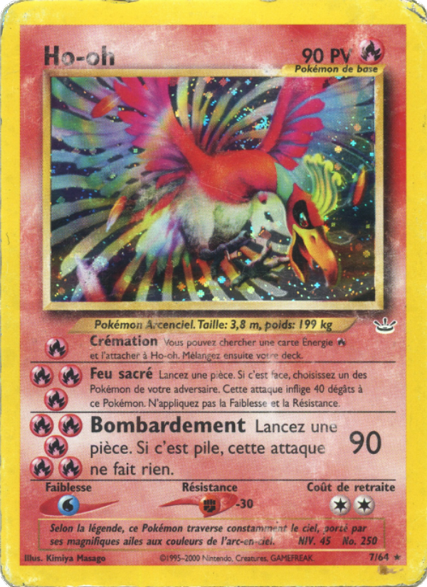 Ho-oh 7 — Neo Revelation (French Pokémon TCG card)