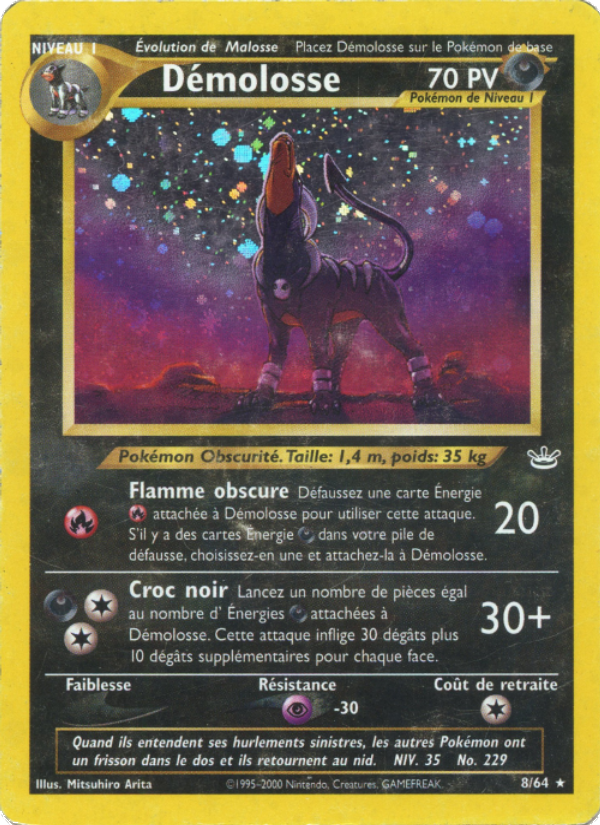 Démolosse 8 — Neo Revelation (French Pokémon TCG card)