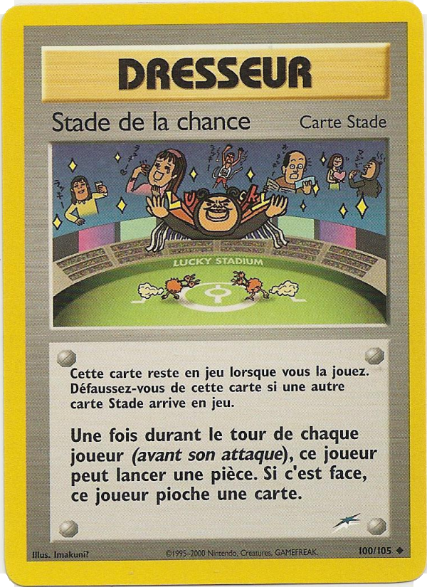 Stade de la chance 100 — Neo Destiny (French Pokémon TCG card)