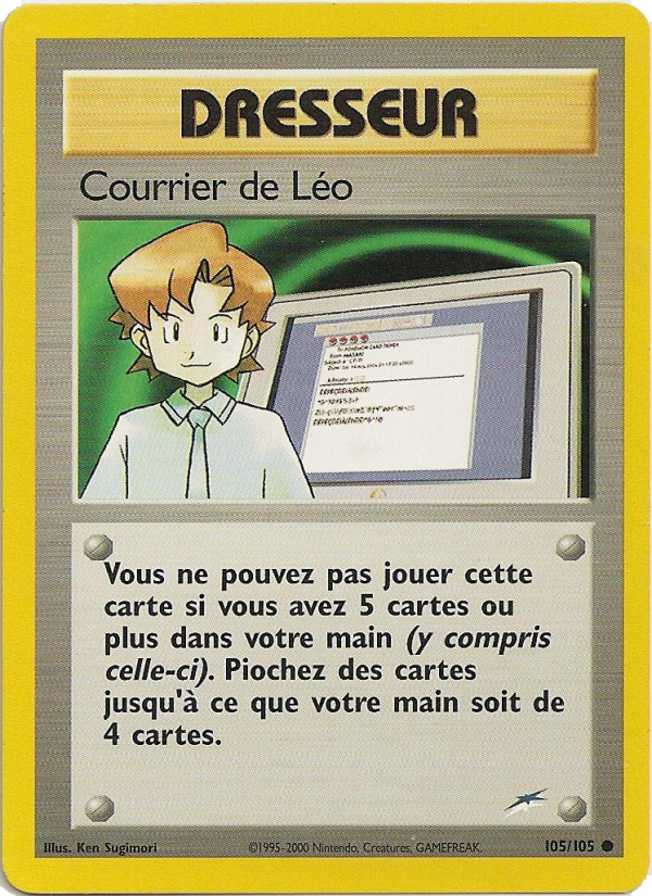 Courrier de Léo 105 — Neo Destiny (French Pokémon TCG card)