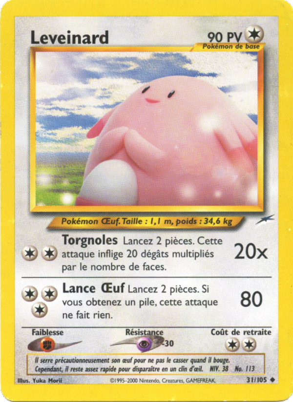 Leveinard 31 — Neo Destiny (French Pokémon TCG card)