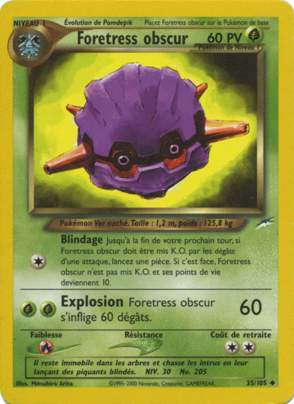 Foretress obscur 35 — Neo Destiny (French Pokémon TCG card)