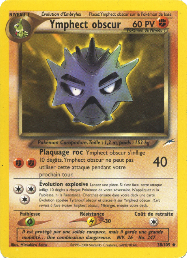Ymphect obscur 38 — Neo Destiny (French Pokémon TCG card)