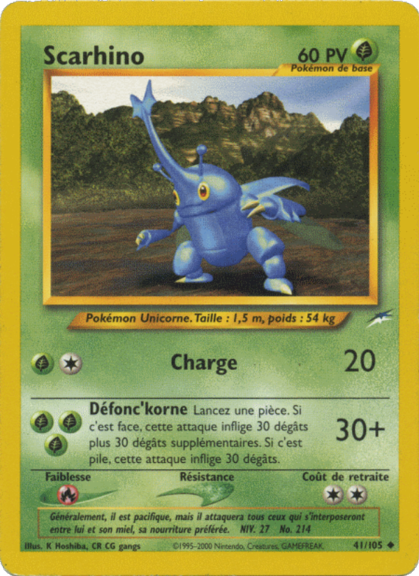 Scarhino 41 — Neo Destiny (French Pokémon TCG card)