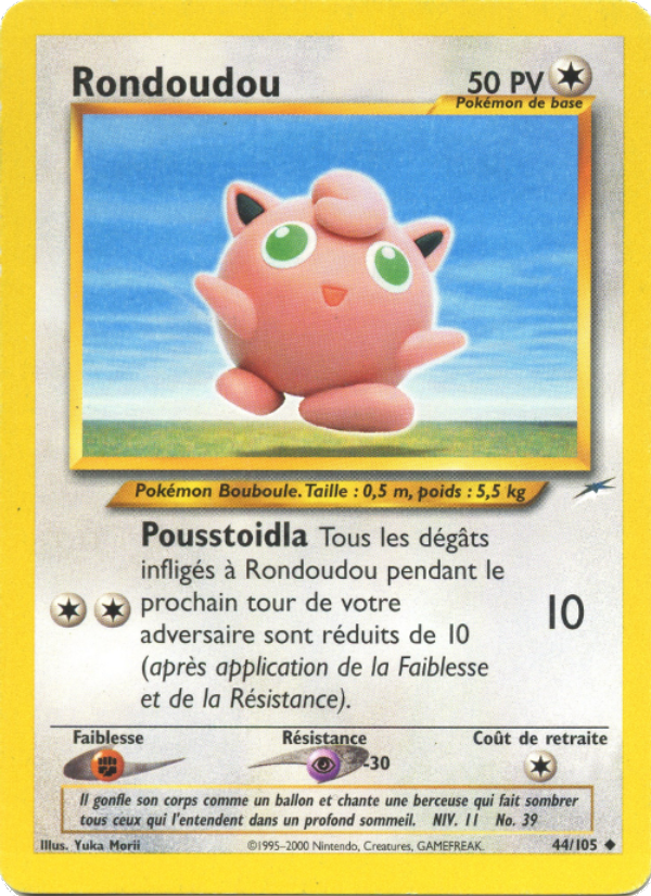 Rondoudou 44 — Neo Destiny (French Pokémon TCG card)