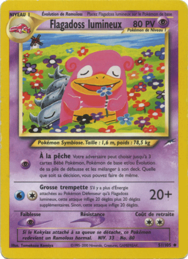 Flagadoss lumineux 51 — Neo Destiny (French Pokémon TCG card)