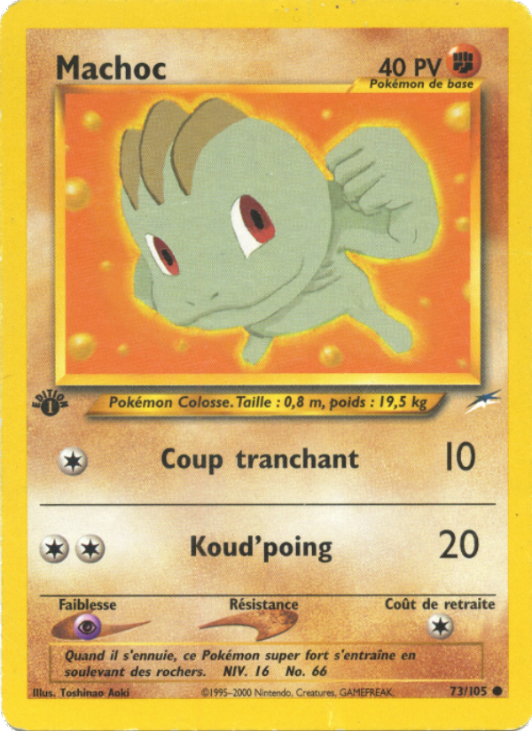 Machoc 73 — Neo Destiny (French Pokémon TCG card)