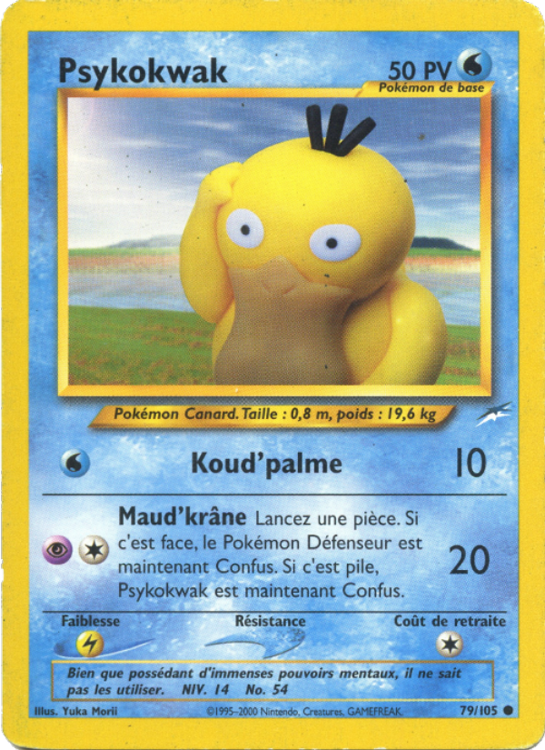 Psykokwak 79 — Neo Destiny (French Pokémon TCG card)