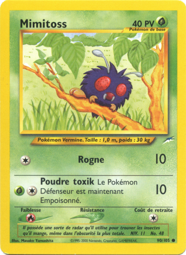 Mimitoss 90 — Neo Destiny (French Pokémon TCG card)