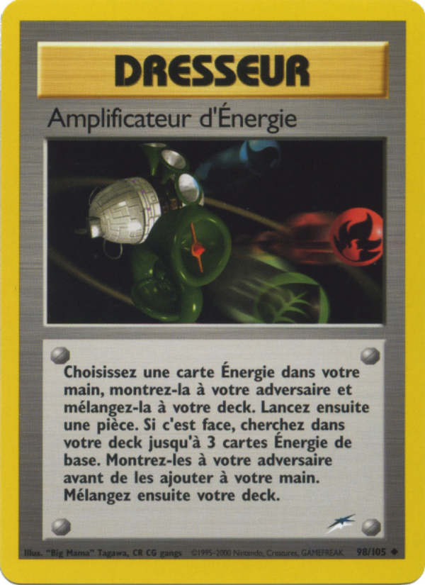 Amplificateur d'Énergie 98 — Neo Destiny (French Pokémon TCG card)